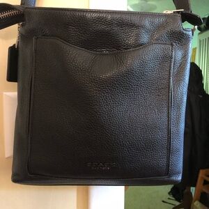 Coach  Black Crossbody Leather Bag
